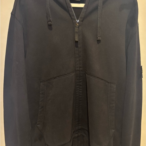 STONE ISLAND ZIP UP HOODIE